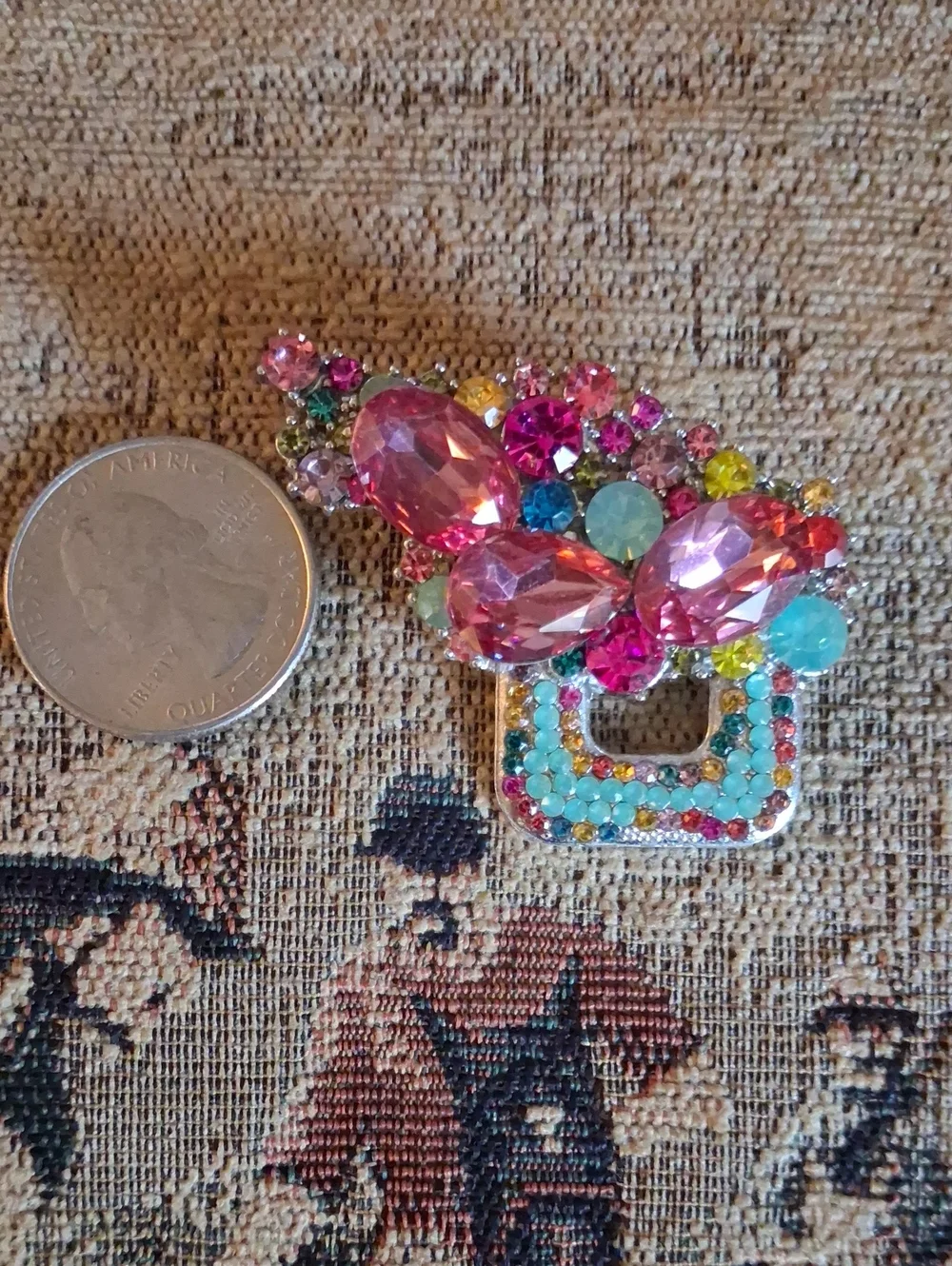 MULTICOLORED Brooch